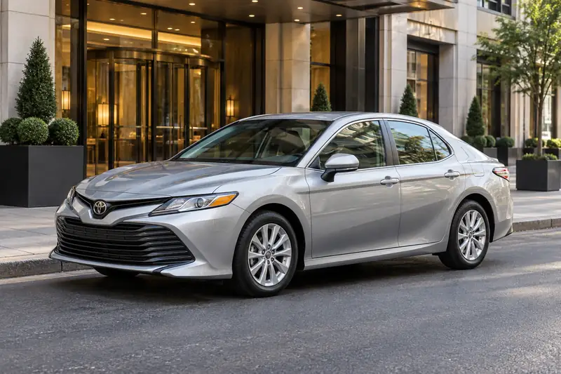 Sedán Económico (Economy Sedan) con chofer en Nueva York — imagen ilustrativa